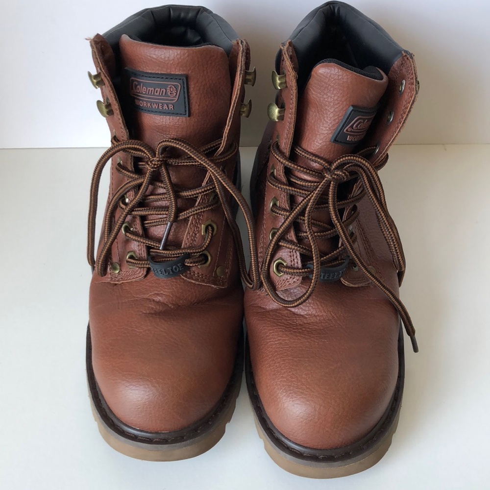 Coleman Steel Toe Boots‎ Size 7.5